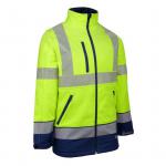 Beeswift Hivis Two Tone Softshell Saturn Yellow/Royal Med Sstt HVTT040SYRM