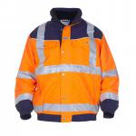 Hydrowear Furth High Visibility Simply No Sweat Pilot Jacket Two Tone Orange / Navy L HYD02159ORNL