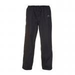 The photo shows a pair of black Hydrowear weatherproof trousers, specifically the SNS waterproof premium TRS in size 3XL. The trousers have a sleek design, with a durable and protective material. They feature multiple pockets and a comfortable fit for all-weather wear.