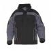 This photo showcases the Rimini Hydrowear Pilot Jacket in a stylish grey and black colorway. The fixed lining ensures ultimate waterproof protection, while the simply no sweat technology keeps you comfortable and dry. It features a pilot jacket design for a sleek and modern look.