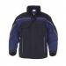 This photo features the stylish Rimini Weatherproof Jackets by Hydrowear. The pilot jacket comes in navy and black, and features a fixed waterproof lining. It is size XL and is known for its ability to keep you comfortable and dry, no matter the weather.