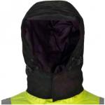 The picture features a Hydrowear Fire Retardant Headwear in the style of a Hydrowear Manilla Multi Cvc Flame Retardant Anti-Static Waterproof Hood. The hood appears to have a sleek design with a flame-retardant material, perfect protection against fire hazards. It also features an anti-static feature and is waterproof, making it ideal for work in hazardous environments.