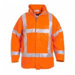 Hydrowear Norfolk Multi Hydrosoft Flame Retardant Anti-Static Waterproof Lined Parka Orange 3XL HYD066850OR3XL