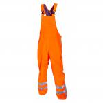 Hydrowear Utting Simply No Sweat High Visibility Waterproof Bib and Brace Orange L HYD072260ORL