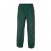 This picture features a pair of Hydrowear Utrecht Simply No Sweat Waterproof Trousers in green, size small. The trousers are designed to withstand any weather with their weatherproof material. They are perfect for any outdoor adventure or work in wet conditions.