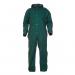 This photo features the Urk Weatherproof Overalls and Coveralls by Hydrowear. The green coverall, size S, is waterproof and sweat-resistant. It is a functional and practical option for protection against the elements.