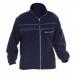 A navy blue fleece jacket with the brand name Kiel Fleeces written across the chest. The fabric is soft and warm, perfect for cooler weather. The jacket has a full-zip front and two side pockets. The logo is embroidered on the left sleeve.
