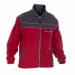 This image showcases the Hydrowear Kiel Fleece in red and grey, with the Hydrowear logo on the chest. The fleece has a soft and comfortable texture, making it perfect for outdoor activities or everyday wear.