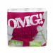 OMG Standard Toilet Rolls White Pink JAN041