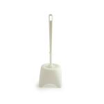 Toilet Brush and Holder in White (1) JAN054