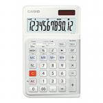 Casio JE-12E-EW 12 Digit Ergonomic Compact Desk Calculator White JE-12E-WE-WA-EP