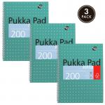 The image shows a sleek and modern A4 lined notepad from Pukka Pads Ltd, featuring a metallic cover and branded with the Pukka Pads logo. The Jotta Notepad, known for its high-quality paper, is perfect for note-taking, journaling, and more.
