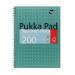 This picture shows a collection of Pukka Pads Books, Pads & Albums. The centerpiece is a metallic Jotta A4 Wirebound Hardcover Notepad. It contains 100 square sheets of 80GSM paper and comes in a pack of 3. The sleek design and high quality make it a perfect addition to any workspace.