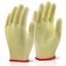 The photo shows a pair of Beeswift reinforced gloves made of lightweight material. The gloves are size 10 and have the Beeswift logo on the back. They are designed to provide protection while maintaining dexterity. The gloves are a light gray color with black accents and have a textured palm for better grip.