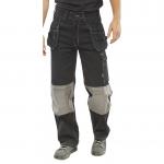 The Beeswift Multi-Purpose Trousers are a versatile clothing item perfect for anyone on-the-go. Composed in a sleek black color, these trousers feature multiple pockets for easy storage and practicality. The fit is comfortable and ideal for any task at hand.