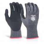 Beeswift Micro Foam Nitrile Cut D Large Black S KSDS