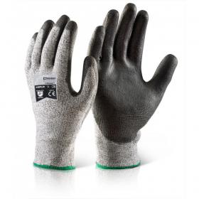 Beeswift Pu Coated Cut 5 Glove Black M KSPU5M