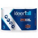 Kleenall 3 ply white extra strong kitchen towel - 4 x 3 Pack KTK-ALL3