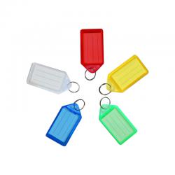 Cathedral Products Key Security Systems Key Tags Large Sliding Assorted Colours (71 x 37 x7) - 50pk KTLL50ASS