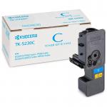 OEM Kyocera TK5230C Cyan 2200 Pages Original Toner 1T02R9CNL0 KYTK5230C