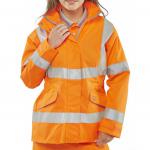 Beeswift Ladies Executive Hi-Viz Jacket Orange M LBD35ORM