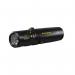 The image features a bright LED torch from Ledlenser, model IL7, with up to 340 lumens. The compact design is perfect for on-the-go use, and it is ATEX certified for safe use in potentially hazardous environments. The sturdy body and easy-to-use controls make it a reliable choice for any situation.