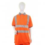 Beeswift LADIES Hi Visibility OR Short Sleeve POLO LGE  LPK26ORL