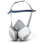 The photograph features a Moldex half mask, specifically the 5330 model. The mask appears to be a combination of gray and black colors and is designed to cover the nose and mouth. The mask is labeled with the letters Abe1P3 R and the number M5330.