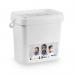 The photo shows a stack of Moldex masks and respirators stored in a Moldex 9995 full face mask storage box. The storage box is labeled with the Moldex logo and features a clear lid for easy viewing of the contents. The masks and respirators are neatly organized and ready for use.