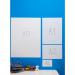 Drywipe Boards Magic Whiteboard Plain White - 25 x A1 Sheets 60cm x 80cm (1 Roll) MAGIC002