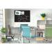 Magnetic Glass Board 1200x900x9mm - Super White  MGB12009009SW
