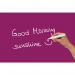 Magnetic Glass Board 450x450x9mm - Berry-coloured MGB4504509BE