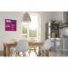 Magnetic Glass Board 450x450x9mm - Berry-coloured MGB4504509BE