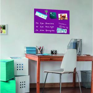 BeBoard Magnetic Glass Board 600x400x9mm - Berry-coloured MGB6004009BE