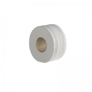 Sirius 2 Ply White Mini Jumbo Toilet Rolls Packed 12X150M 60mm Core 77