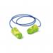 Moldex 6900 Pura-Fit Corded Earplugs Pu Foam Green Yellow (Box of 200) MOL6900