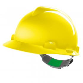 MSA V-Gard Safety Helmet Yellow  MSAGV121Y