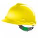 MSA V-Gard Safety Helmet Yellow  MSAGV121Y