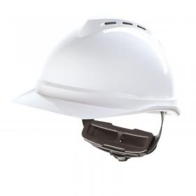 MSA V-Gard 500 Vented Safety Helmet White  MSAGV412W
