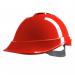 MSA V-Gard 200 Vented Safety Helmet Red  MSAGV631RE