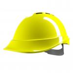 MSA V-Gard 200 Vented Safety Helmet Hi Vis Yellow  MSAGV6A1HY