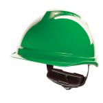 MSA V-Gard 520 Peakless Safety Helmet Green  MSAGV942G