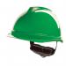 MSA V-Gard 520 Peakless Safety Helmet Green  MSAGV942G