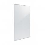 Meet up Agile Whiteboard 900 x 1800 x 17mm - White Coated metal surface, aluminium MU020