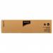 The image shows a vividly yellow toner cartridge with the brand name Sharp prominently displayed. Its sleek design and sharp edges give it a modern and professional look. It is specifically labeled for use in the Sharp MX62GTYB printer.