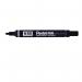 Permanent Markers Pentel N50 Black Permanent Bullet Markers Pack of 12 N50-A