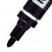 Permanent Markers Pentel N50 Black Permanent Bullet Markers Pack of 12 N50-A
