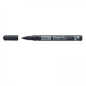 Permanent Markers Pentel N50S Black Fine Point Permanent Bullet