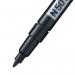Permanent Markers Pentel N50S Black Fine Point Permanent Bullet Markers Pack of 12 N50S-A