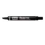 Permanent Markers Pentel N60 Black Permanent Chisel Markers Pack of 12 N60-A